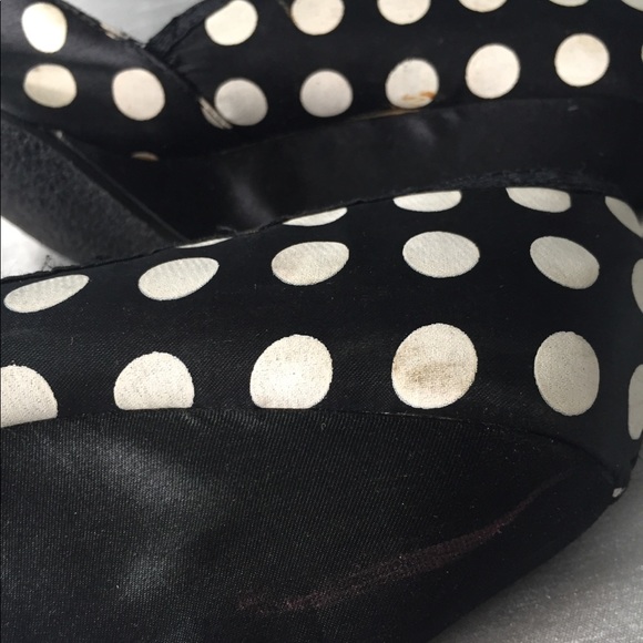 Boutique cute polka dot wedges (women’s size 9) - Picture 4 of 5
